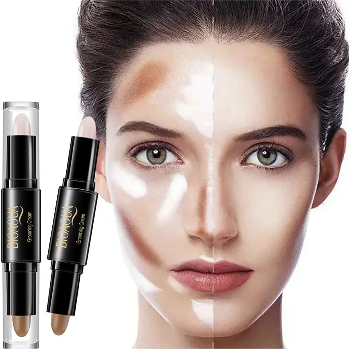 F.W.S...High Quality Professional Makeup Base Foundation Cream for Face Concealer Contouring for Face Beauty Women's Cosmetics