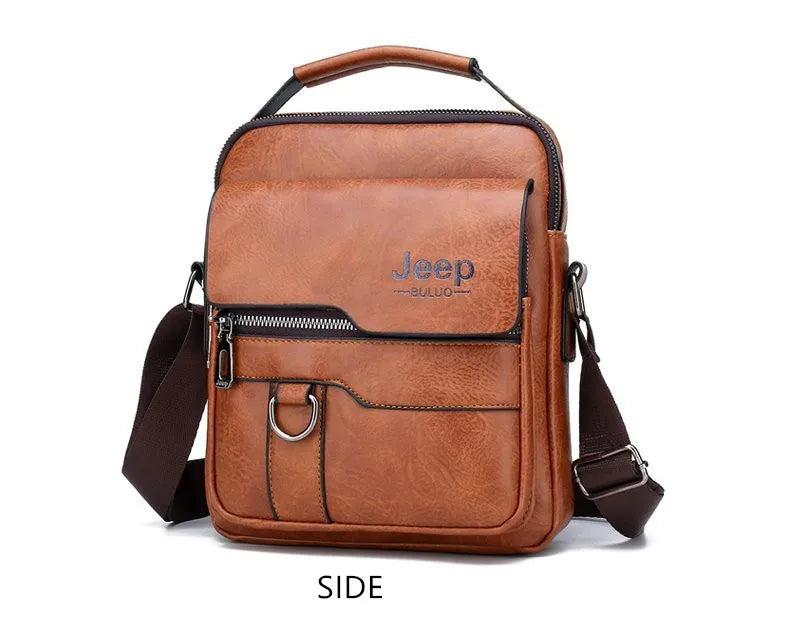 F.W.S ...Crossbody Messenger Bags Business Casual Handbag Brand Shoulder New High Quality Leather For Men Business Casual Fash