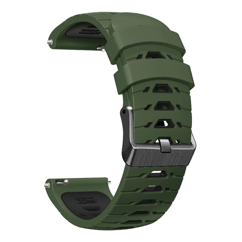 F.W,S....22mm Silicone Watch Band For Xiaomi Huami Amazfit GTR 47mm 2 2e Stratos 3 Strap Bracelet for Amazfit GTR 4 3pro Watchband Correa