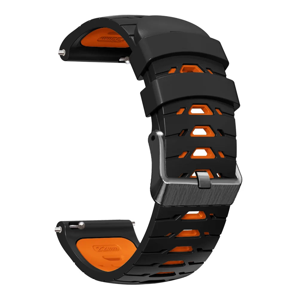 F.W,S....22mm Silicone Watch Band For Xiaomi Huami Amazfit GTR 47mm 2 2e Stratos 3 Strap Bracelet for Amazfit GTR 4 3pro Watchband Correa