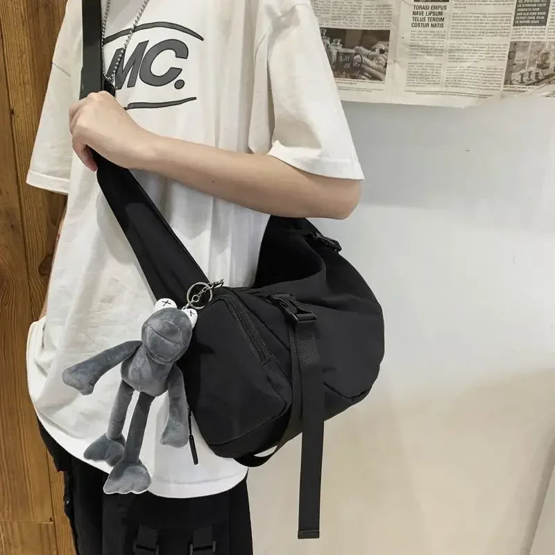 F.W.S...Casual backpack ins Japanese functional tooling bag men's large-capacity shoulder bag sports backpack tide boys' bags