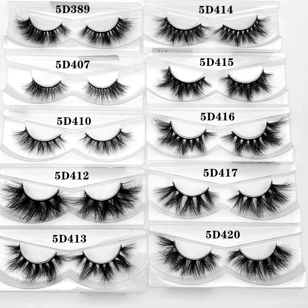 F W S..Mikiwi wholesale 50 pairs/pack 3D Mink Lashes No packaging Full Strip Lashes Mink False Eyelashes custom box Makeup eyelashes