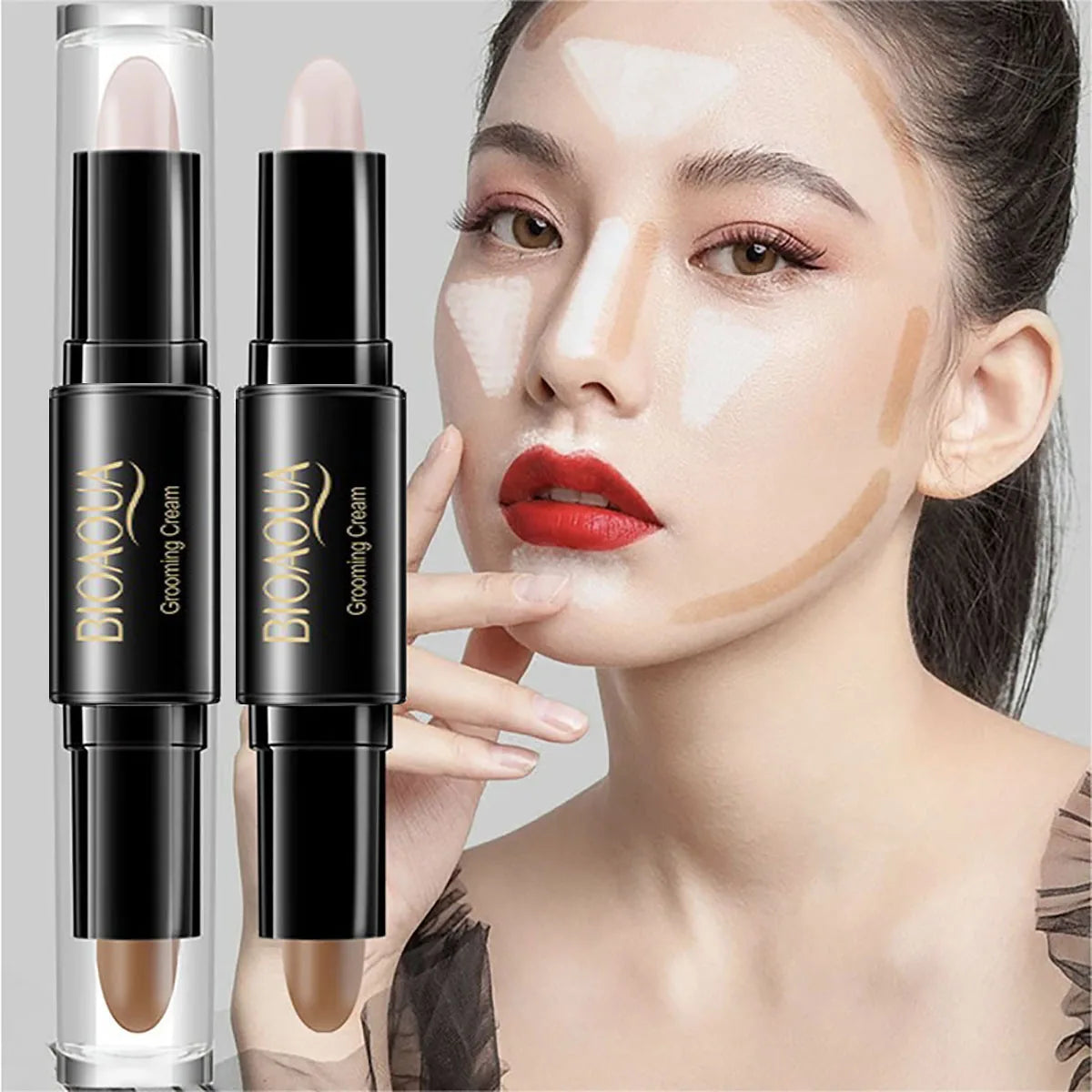 F.W.S...High Quality Professional Makeup Base Foundation Cream for Face Concealer Contouring for Face Beauty Women's Cosmetics